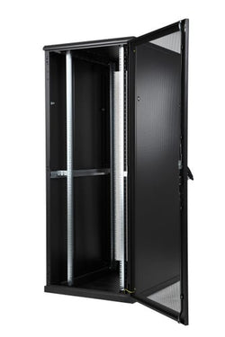 Serverrack 800x1000x1980 42U perforeret dør sort - 1