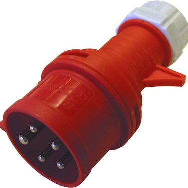 CEE 5P stikprop m/fasevender 16A IP44 rød - 1