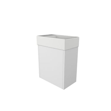 Sanibell Proline grebsfri vaskeskab 40x23cm mathvid - 1