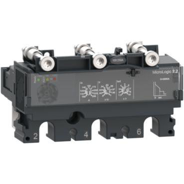 Strømrelæ MicroLogic 2.2 for ComPacT NSX 250 maksimalafbrydere elektronisk mærkestrøm 250A 3 poler 3 beskyttede - 1