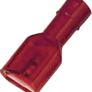Fuld isoleret spademuffe rød 2,8x0,5  0,5-1mm² - 1