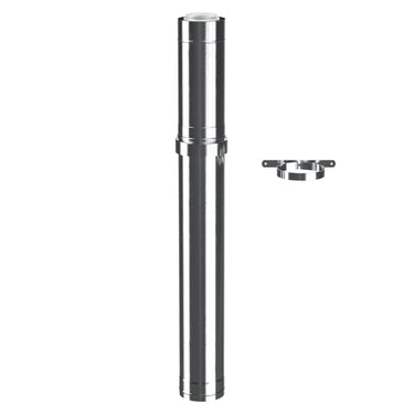 Bosch tagafslutning DN80/125 rustfrit stål - 1