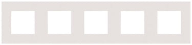 Ramme 5-modul Pure white steel - 1