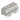 HLAK Klemme 25-4/8 gr-S AL/CU Grå - 1