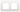 Ramme 2-modul Niko Original white - 1