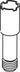 Skrue MB10666 for mellemramme - 1