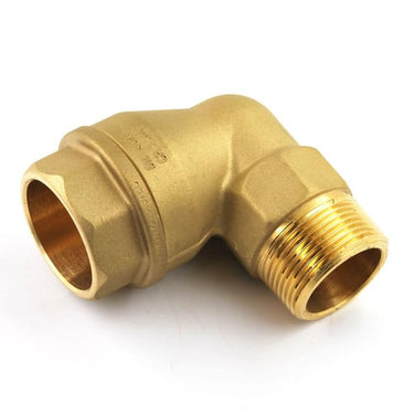 Isiflo vinkel nippel 90° 40 mm x 1" - 1