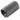 Muffe kort 5/8" (16MM) hvid - 2