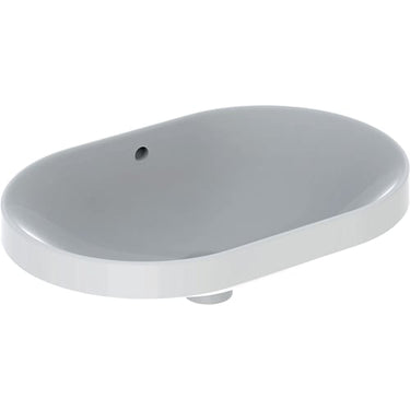 Geberit Variform håndvask 600x400x178mm nedf hvid porcelæn KeraTect - 1