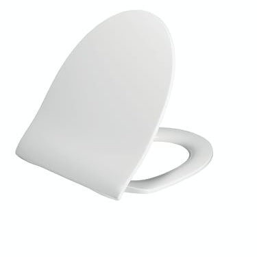 Pressalit Spira 956 toiletsæde soft close/fast beslag hvid - 1