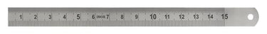 Stållineal 150x13x0,5 mm - 1
