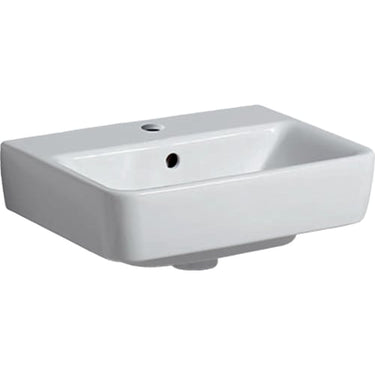 Geberit Renova Plan håndvask 450 x 340 x 170 mm hvid porcelæn KeraTect - 1