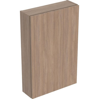 Geberit Icon overskab 450 x 150 x 700 mm 1 låge eg natur højkomprimeret trelags-spånplade melamin træstruktur - 1