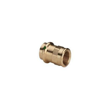 Sanpress overgang 28 x 1 1/4" muffe/muffe rødgods - 1