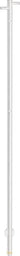 KRISS Uno Plus håndklædetørrer 1480x30mm rf hvid - 1