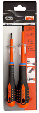 Bahco Ergo® skruetrækkersæt 1000V Slim blade Combi - 1