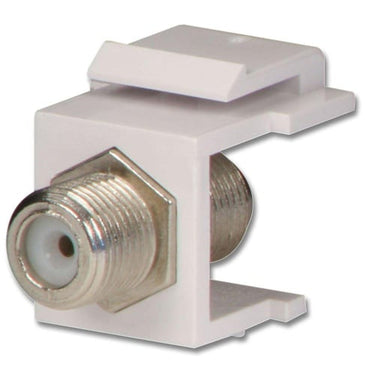 Keystone F-Connector Modul Hvid - 1
