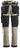 Snickers stretch arbejdsbukser i slim fit m. hylsterlommer 6241 khaki/sort str. 60 - 3