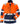 Fristads Hi-Vis softshell jakke kl.2 4083 orange/marine str 4XL - 1
