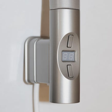 KRISS Nuvo 2 elvarmeelement rund profil 300W steel look - 1