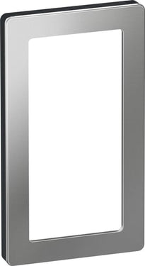 LK FUGA PURE designramme stål for 2-modul indsatse stål - 1