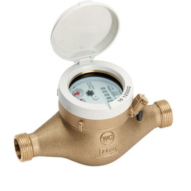 Vandmåler vådløb Q3=10 m³/h 1 1/4" x 260 mm - 1