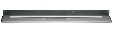 Unidrain Linie afløbsarmatur - bejdset rf stål 1004 1000mm m/vægflange - 2