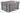 Eurokasse 6440 med håndtagshuller 800x600x415 165L grå - 1