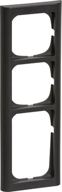FUGA ramme Softline 63 3,5 modul koksgrå - 1