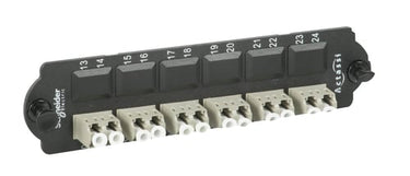 HD montageplade 6xLC duplex multimode (incl adaptoreore) - 1