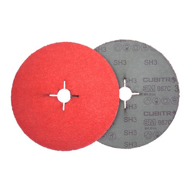 3M™ Cubitron™ II Fiberrondel 987C 36+ 125 mm x 22 mm 100 stk/krt PN27618 - 1