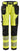 Snickers Hi-Vis stretch arbejdsbukser hylsterlommer kl. 2 str 50 gul/sort - 1