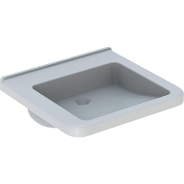 Geberit Renova Comfort Square håndvask 550 x 525 x 155 mm hvid porcelæn - 1