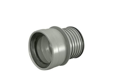 Wafix PP klosettilslutning kort 110 mm grå - 1