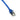 Patchkabel Cat.6A S/FTP 28AWG 0,5m Blå LSZH kappe med helstøbte tyller i begge ender - 1