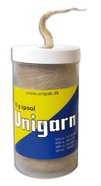 Unipak heglet hør á 80 gr på spole i dispenser - 1