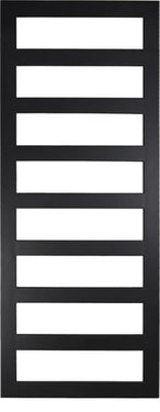 KRISS Sigma håndklædetørrer 1500x600mm matsort (RAL9005) - 1