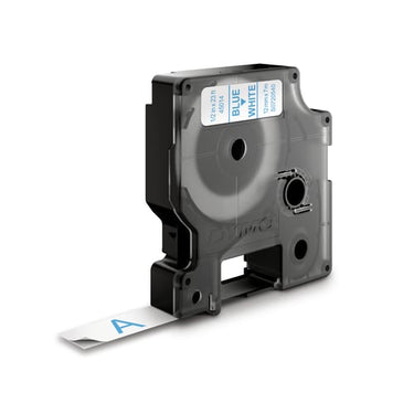 DYMO D1 tape blå/hvid 12mmx7m - 1