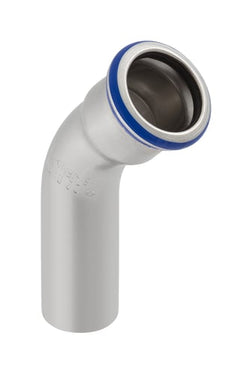 Geberit Mapress bøjning rf 45° 15mm muffe/nippel - 1
