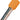Isoleret dobbelt terminalrør orange 2x0,5mm² L=8mm - 1