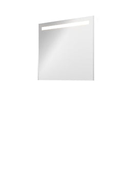 Sanibell Proline spejlskab med LED belysning 80 x 74 cm mathvide sidepaneler - 1