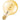 OSRAM Vintage 1906 LED globe spiral 4,5W/820 (25W) E27 guld dæmpbar - 1