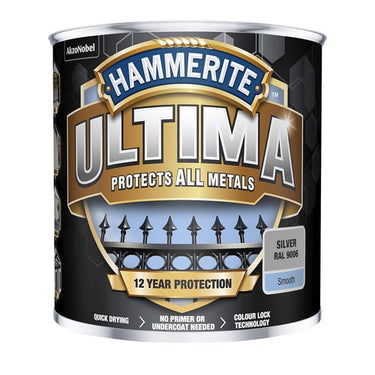 Hammerite Ultima Sølv RAL9006 250ml - 1