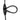 Ledningsforkorter sort - 1