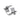 Rørholder af fladstål type L (Light) EN 1.4301 304 med bolte og møtrikker 35x2,5mm 40,0-41,0mm - 1