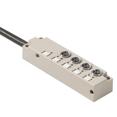 Sensor-actuator passiv distributionsbox M8 Fixed kabel version 10 m - SAI-4-F 4P M8 L 10M - 1