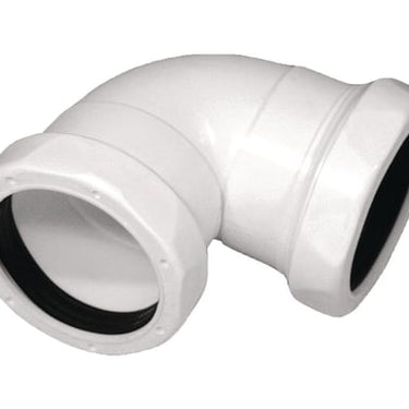 Purus vinkelkobling 90º hvid 32/32mm - 1