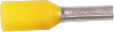 Isoleret terminalrør A1-6ET 1mm² L6 Gul - 1