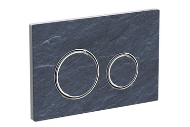 Geberit Sigma21 betjeningsplade metal/glas/skifer - 1