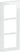 LK FUGA PURE designramme glas 3 modul hvid - 1
